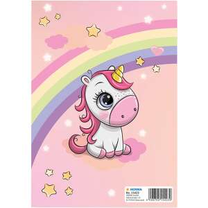 Album na naklejki Herma Princess Sweetie, rozmiar A5, z wzorem jednorożca i księżniczki - Książka dla dzieci i młodzieży