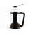 Bialetti Smart 1L French Press Kaffeemaschine, schwarz, mit Kaffeepulver