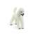 Schleich Poodle Figurine, white, hand-painted, realistic, collectible toy