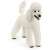 Schleich Poodle Figurine, white, hand-painted, realistic, collectible toy