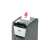 Rexel Optimum AutoFeed+ 90X paper shredder, close-up of paper slot