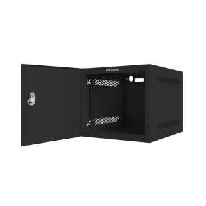 Lanberg 10" Fali rack szekrény 6U 280x310mm - Fekete 70213168 