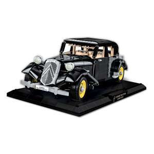 COBI Citroen Traction Avant 11CV 1938 Executive Edition Bausatz, schwarzes Automodell auf einem Ständer - Cobi