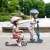 Scoot and Ride Highwaykick 1 2 az 1-ben roller és kismotor, kék, rózsaszín, gyerekek használják