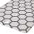 Resto Sham 95403 cutting board with honeycomb pattern, close-up of the edge with hole