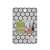 RESTO Sham 95402 cutting board, honeycomb pattern, grey and white, back side