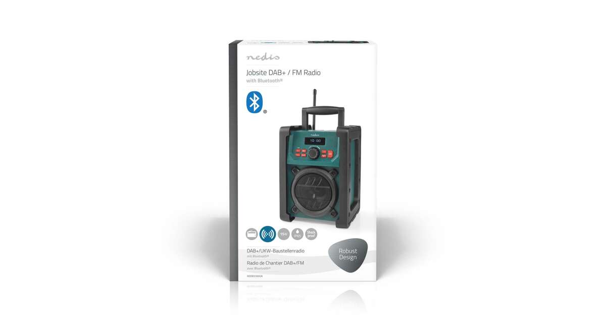 Nedis Internetradio & DAB+/FM & Bluetooth Lautsprecher