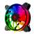 Wentylator Savio FAN-01 120mm ARGB PC, widok z boku
