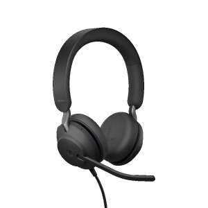 Jabra Evolve2 40 SE USB-A wired headset, black - Jabra Headphone