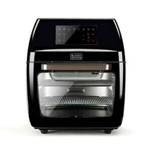 Black & Decker BXAFO1200E 12L Hot Air Fryer - Black 70215579 - Air fryer