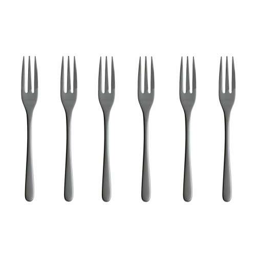 Sambonet Taste PVD desszert villa készlet, fekete, 6 darabos