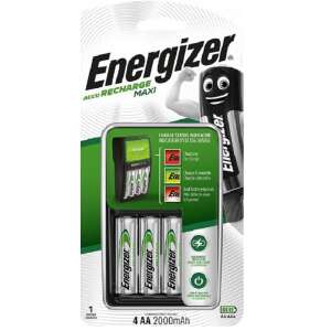 Energizer Maxi 4x AA/AAA NiMH Akkumulátor töltő + 4db elem (4x AA - 2000mAh) 70216064 