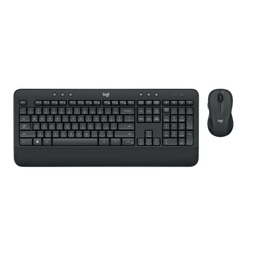 Logitech MK545 ADVANCED Wireless Keyboard and Mouse Combo tastaturi Mouse inclus USB QWERTZ Germană Negru (920-008889)