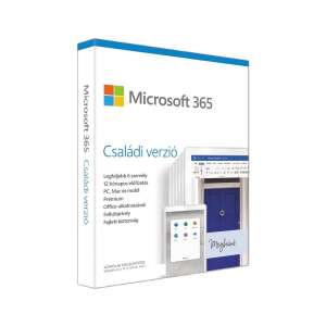 Microsoft Office 365 Családi verzió BOX HUN (6 PC / 1 év) 70217695 