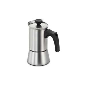 Bosch HEZ9ES100 rozsdamentes acél főzőlapra való eszpresszófőző, ferde nézet - Kotyogós kávéfőző