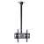 Edbak WUSU-CMS21 ceiling mount for 40-75 inch LCD TVs and monitors, black