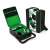 Venom VS4831 Xbox Series X Console Carry Case, black with green accents, open, showing interior compartments