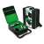 Venom VS4831 Xbox Series X Console Carry Case, black with green accents, open, showing interior compartments