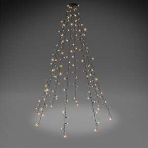 Goobay 60385 Girlanda świetlna LED z pierścieniami, ciepły biały, 6,5m, do użytku wewnętrznego i zewnętrznego - Lightshine