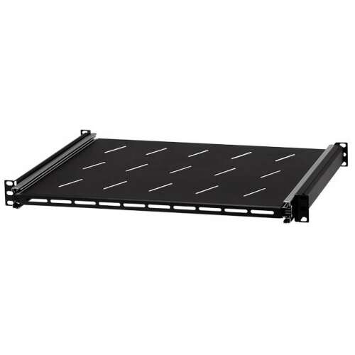 Stalflex RSR19-1U-350B raft de 19 inci 1U extensibil, negru
