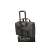 Kensington Contour 2.0 15.6 inch laptop briefcase, black, attached to a rolling suitcase