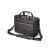Kensington Contour 2.0 15.6 inch laptop briefcase, black, side view, showing the shoulder strap