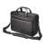Kensington Contour 2.0 15.6 inch laptop briefcase, black, side view, showing the shoulder strap
