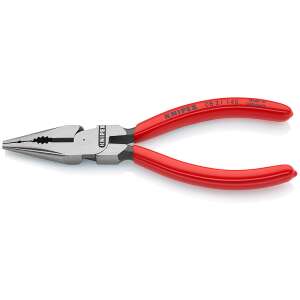 Knipex 08 21 145 Needle-Nose Pliers, 145mm, Red Handles - Pliers