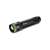 GP CR41 rechargeable flashlight, black and green, angled view