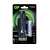 GP CR41 rechargeable flashlight, black and green, in packaging