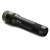 GP CR41 rechargeable flashlight, black and green, angled view