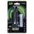 GP CR41 rechargeable flashlight, black and green, in packaging