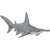 Schleich Hammerhead Shark figure, realistic model of a hammerhead shark
