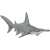 Schleich Hammerhead Shark figure, realistic model of a hammerhead shark