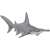 Schleich Hammerhead Shark figure, realistic model of a hammerhead shark