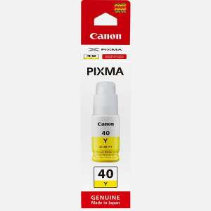 Canon PIXMA GI-40 Yellow Ink Cartridge, Genuine, Made in Japan - Canon Ink cartridge