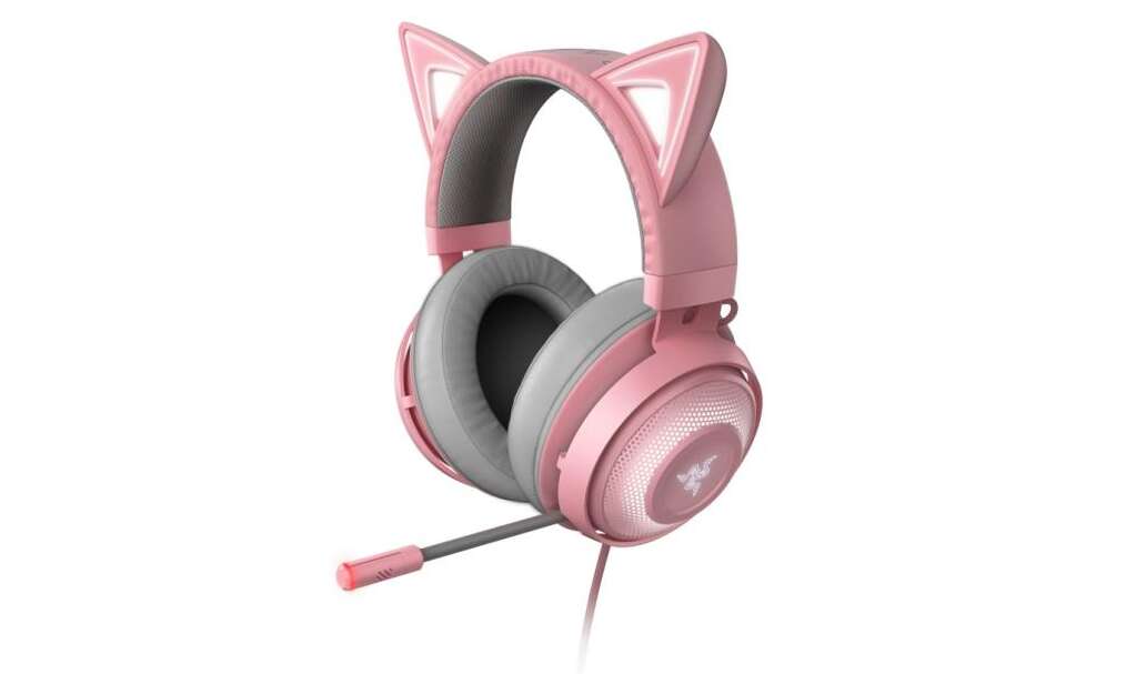 Razer kraken kitty edition gaming headset - rózsaszín