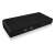 RaidSonic ICY BOX IB-DK2251AC universal docking station, black, angled view, showing ports