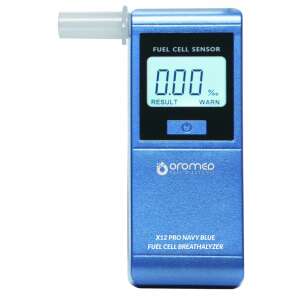 Oromed X12 PRO Blue Fuel Cell Breathalyzer, professional breathalyzer with digital display - Breathalyzer