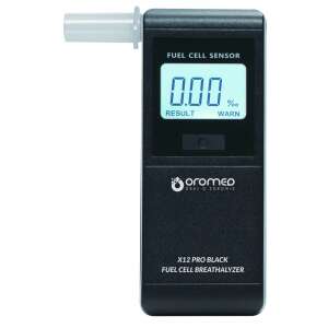 Oromed X12 PRO Black Fuel Cell Breathalyzer, professional breathalyzer for measuring blood alcohol content - Breathalyzer
