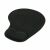 Varr OMPGB black ergonomic mouse pad with gel wrist support