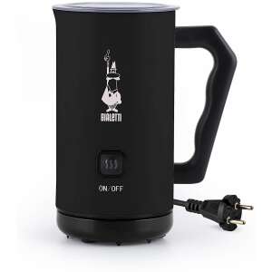 Bialetti MKF02 electric milk frother, black, for making cappuccinos and lattes - Milk Frother