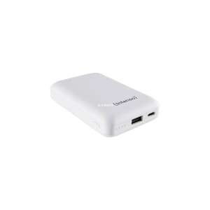 Intenso XC10000 10000mAh Power Bank, White, with integrated Type-C cable - Phone Charger and External Battery & Power Bank