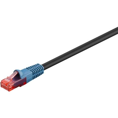 Goobay U/UTP CAT6 Kültéri patch kábel 60m - Fekete
