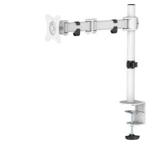 Suport de birou Neomounts Select NM-D135WHITE pentru televizor LCD sau monitor 10-30 inci, alb - NewStar Suporturi TV