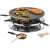 Unold Multi 4-in-1 48726 Raclette Grill, Fondue, Grill and Hot Stone, 8 person capacity, with food