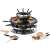 Unold Multi 4-in-1 48726 Raclette Grill, Fondue, Grill i Gorący Kamień, Pojemność 8 osób, z jedzeniem