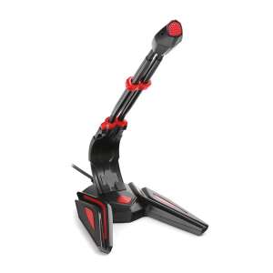 VARR VGMD2 Gaming-Mikrofon, schwarz und rot, Desktop-Mikrofon, 3,5-mm-Klinke - Mikrofone