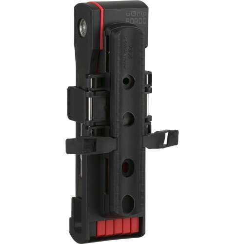 ABUS Bordo uGrip 5700K/80 RD SH összecsukható kerékpár zár - Piros