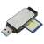Hama 123900 USB 3.0 External Card Reader - Black/Silver 70254706